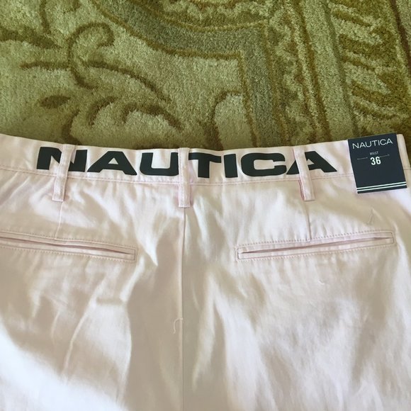 NWT - Men's Pink Nautica Shorts - Picture 8 of 9